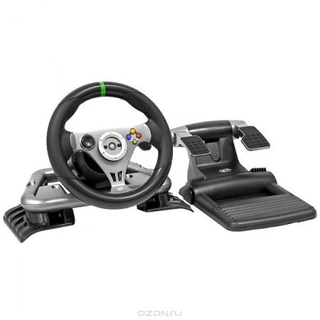 Руль беспроводной гоночный (Wireless Racing Wheel Madcatz) (Xbox 360) 